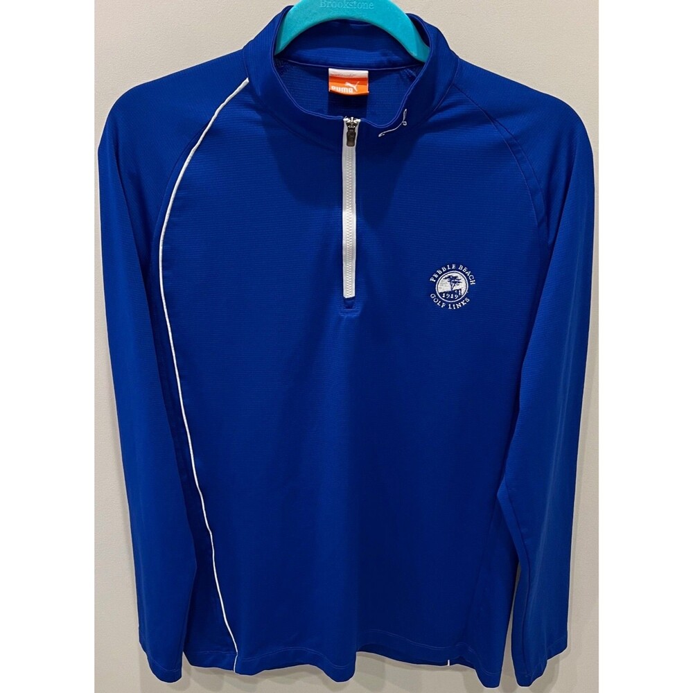 Pebble Beach Golf Links - Puma Golf 1/4 Zip Pullover - Men's Size Medium